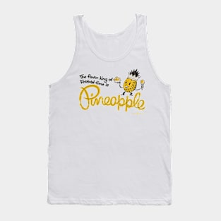 Vintage Pineapple Advertisment Distressed Tank Top